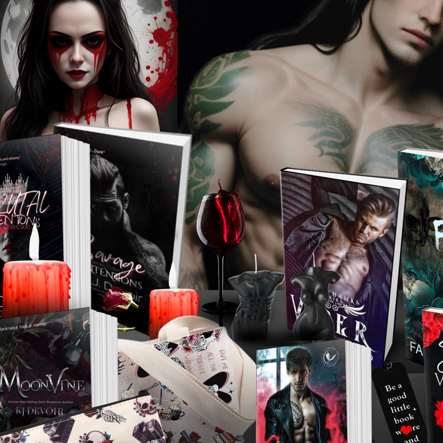 4) Gift Bundle Deal- Combine 3 crates (PNR, Gothic, & Horror) into one large box for less! Receive at least 1 book per + merch! NOW Available via Subscription!