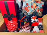 Gift Wrapping Service add-on: beautifully wrapped books, boxed merch, including double boxed shipping crate for extra protection. Dark Romance Crates