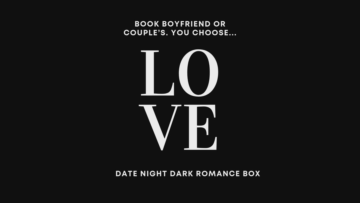 Dark Romance Date Night Box - Self or Couple - Books, Toys, Lingerie, Merch, Treats, more!